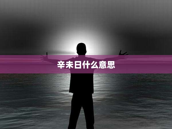 辛未日什么意思