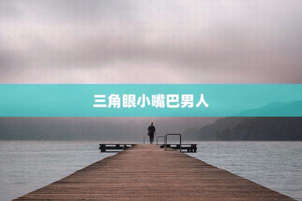 三角眼小嘴巴男人