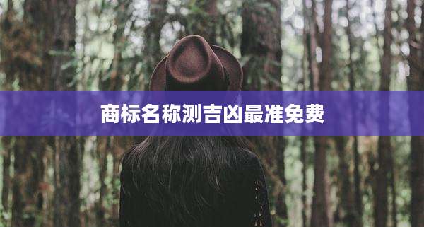 商标名称测吉凶最准免费