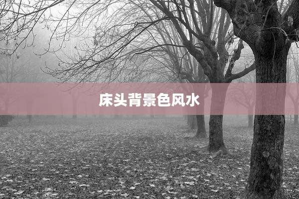 床头背景色风水