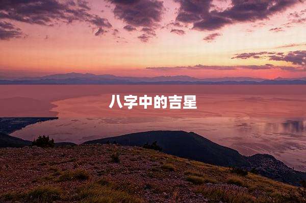 八字中的吉星