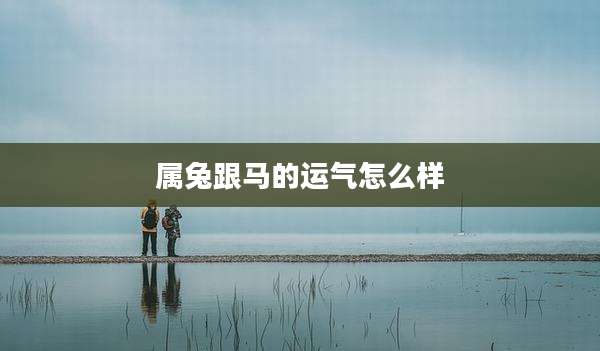 属兔跟马的运气怎么样