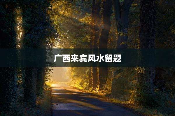 广西来宾风水留题