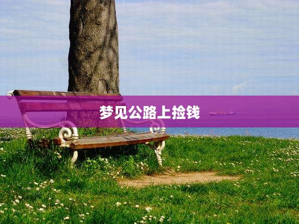 梦见公路上捡钱