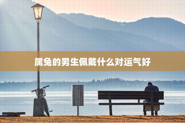 属兔的男生佩戴什么对运气好
