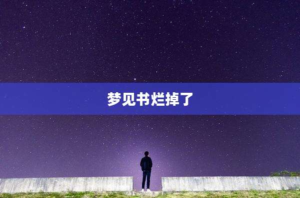梦见书烂掉了
