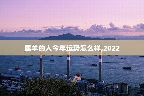 属羊的人今年运势怎么样,2022