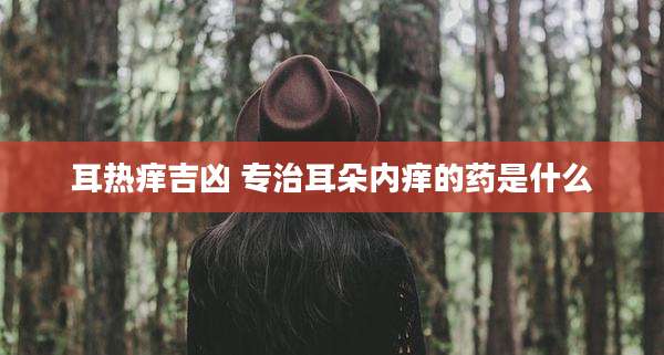 耳热痒吉凶 专治耳朵内痒的药是什么