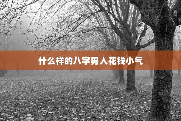 什么样的八字男人花钱小气