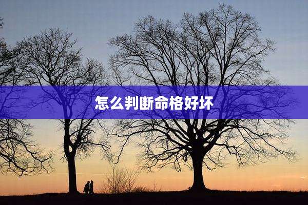 怎么判断命格好坏