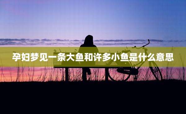孕妇梦见一条大鱼和许多小鱼是什么意思