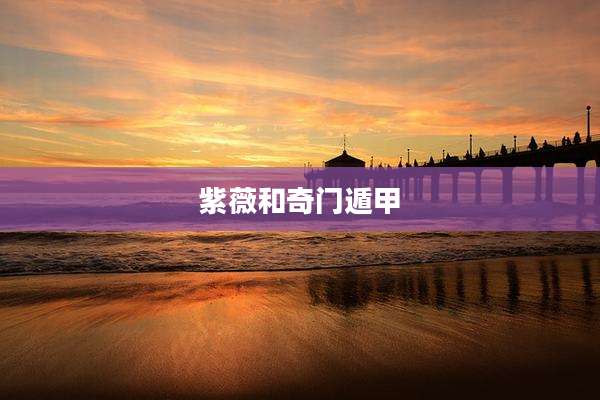 紫薇和奇门遁甲