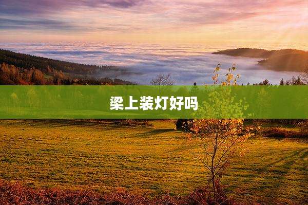 梁上装灯好吗