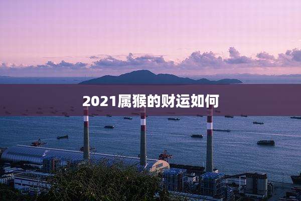 2021属猴的财运如何