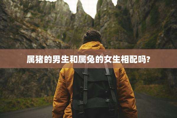 属猪的男生和属兔的女生相配吗?