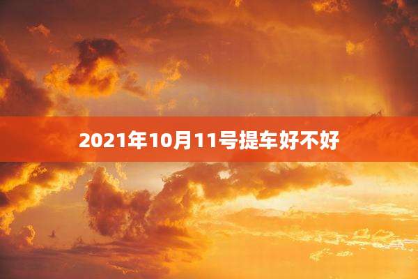 2021年10月11号提车好不好