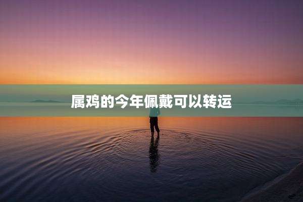 属鸡的今年佩戴可以转运