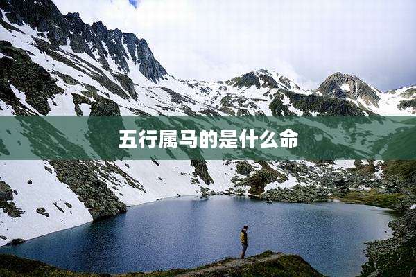 五行属马的是什么命