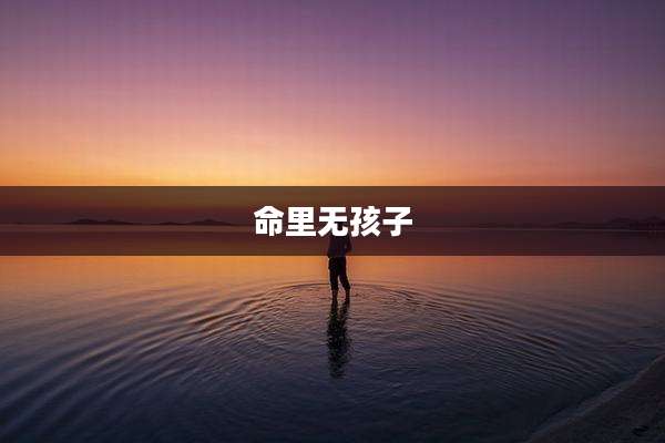 命里无孩子