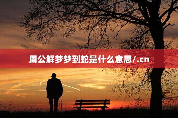 周公解梦梦到蛇是什么意思/.cn