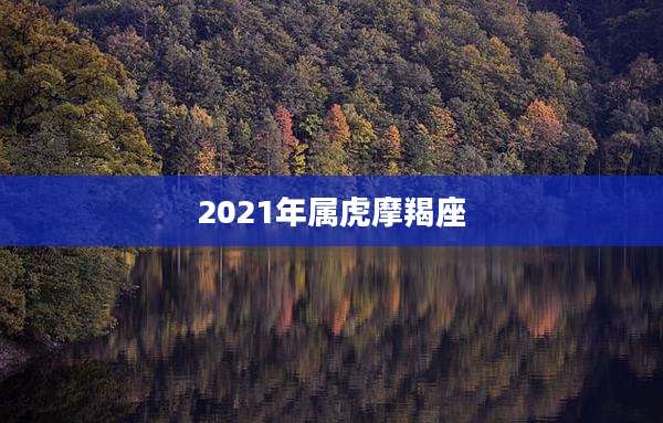 2021年属虎摩羯座