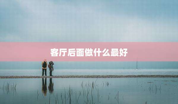 客厅后面做什么最好
