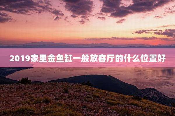 2019家里金鱼缸一般放客厅的什么位置好