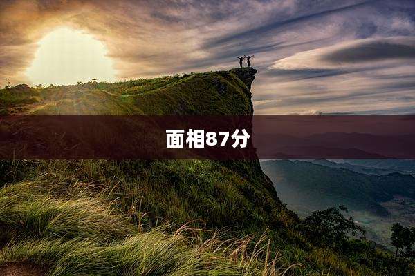 面相87分