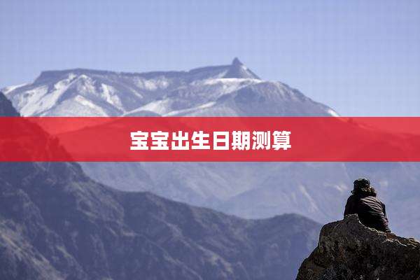 宝宝出生日期测算