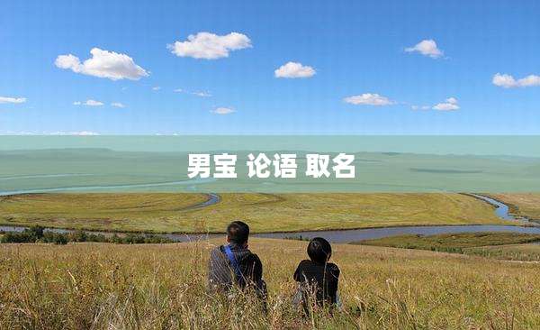 男宝 论语 取名