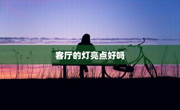客厅的灯亮点好吗