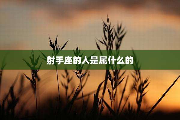 射手座的人是属什么的