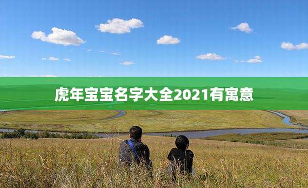 虎年宝宝名字大全2021有寓意