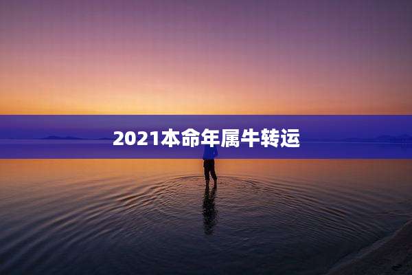 2021本命年属牛转运
