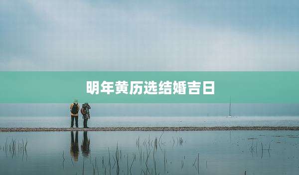 明年黄历选结婚吉日