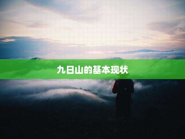 九日山的基本现状