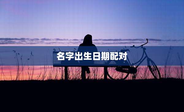 名字出生日期配对