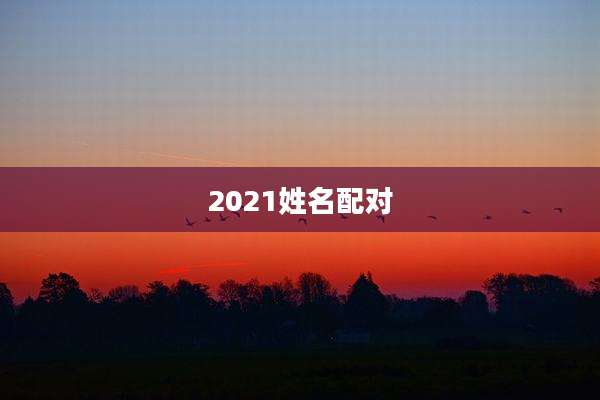 2021姓名配对