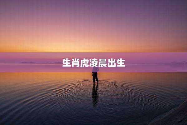 生肖虎凌晨出生