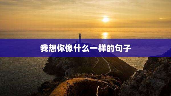 我想你像什么一样的句子