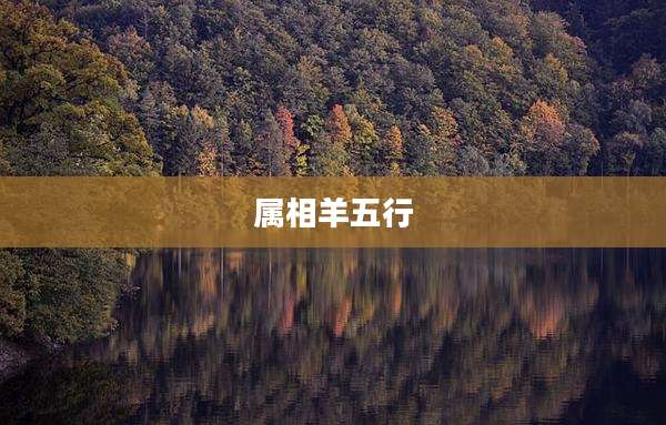 属相羊五行