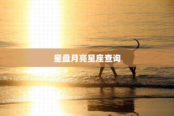 星盘月亮星座查询