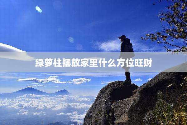 绿萝柱摆放家里什么方位旺财