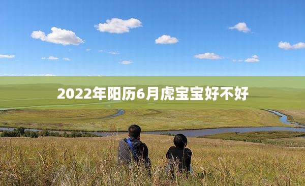 2022年阳历6月虎宝宝好不好