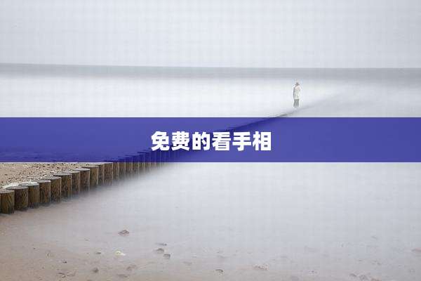 免费的看手相