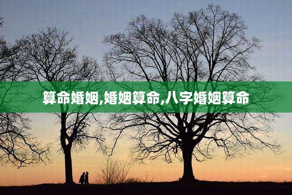 算命婚姻,婚姻算命,八字婚姻算命