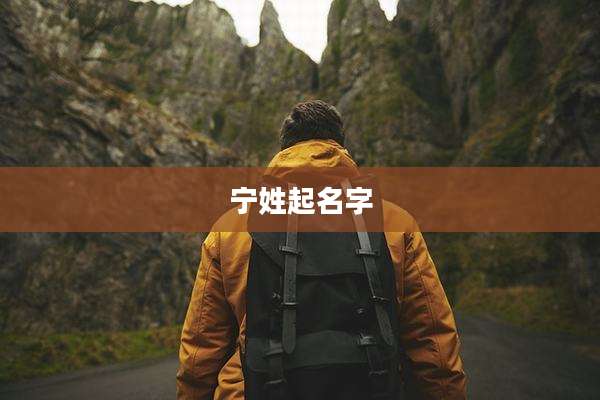 宁姓起名字