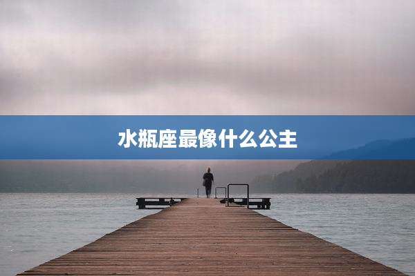 水瓶座最像什么公主