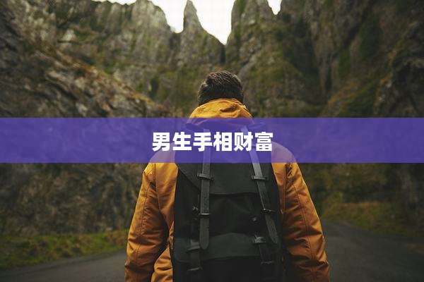 男生手相财富