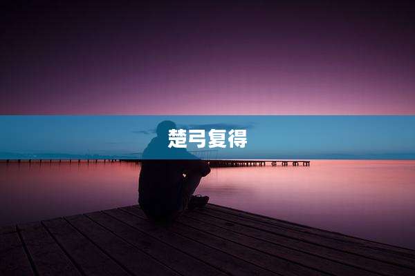 楚弓复得